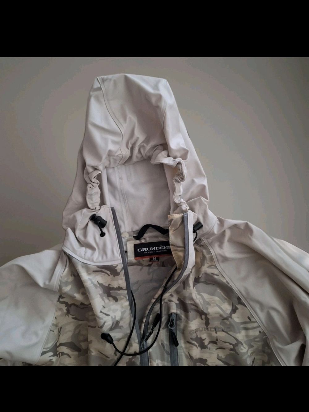 Grundens Neptune Waterproof Fishing Suit Set Mens M Refraction Camo Jacket EUC - Picture 4 of 14